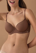 1050 Big Size (B-C-D) Ultra Soft Cup Sütyen - Caramel