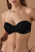 1200 Straples Soft Cup Sütyen - Siyah