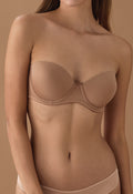 1300 Straples Push Up Sütyen - Latte