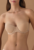 1300 Strapless Push Up Bra - Skin
