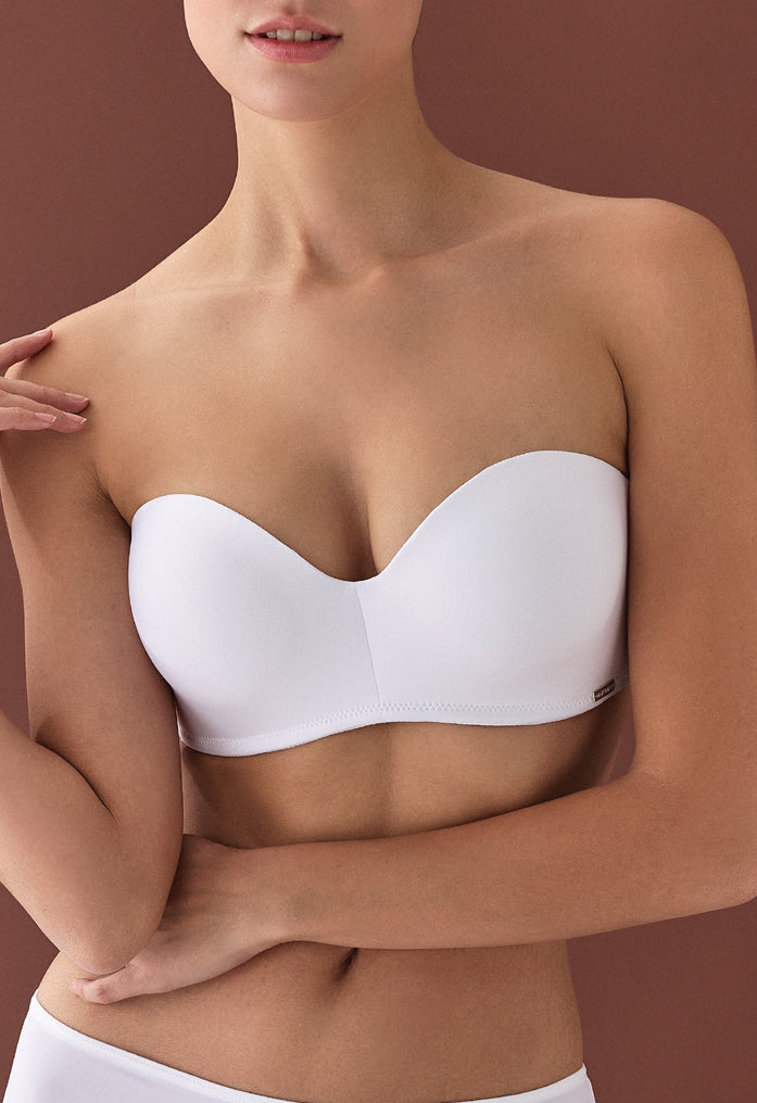 1600 Lotus Straples Sütyen - Beyaz