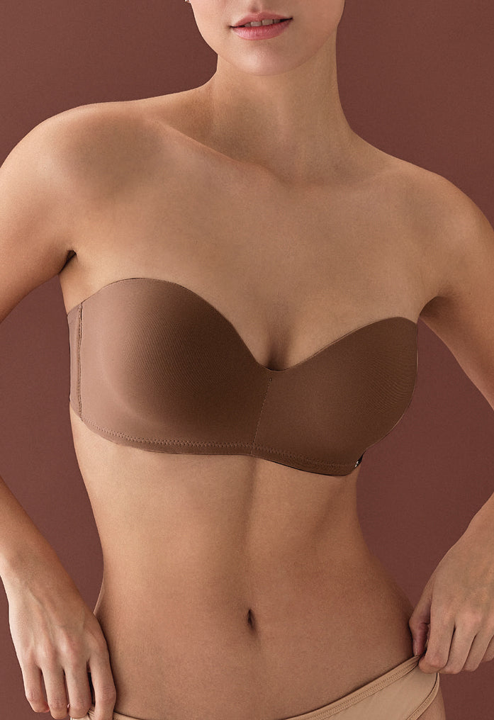 1600 Lotus Straples Sütyen - Caramel