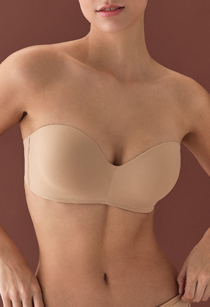 1600 Lotus Straples Sütyen - Ten