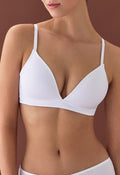 1800 Üçgen Soft Cup Sütyen - Beyaz