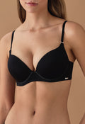 Bambi Double Push Up Sütyen - Siyah
