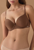 Bambi Double Push Up Sütyen - Caramel