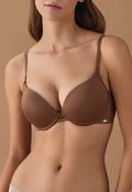 Elly Double Push Up Sütyen - Caramel